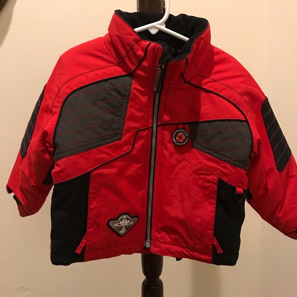 Obermeyer boy’s heavy insulated snow jacket size 2